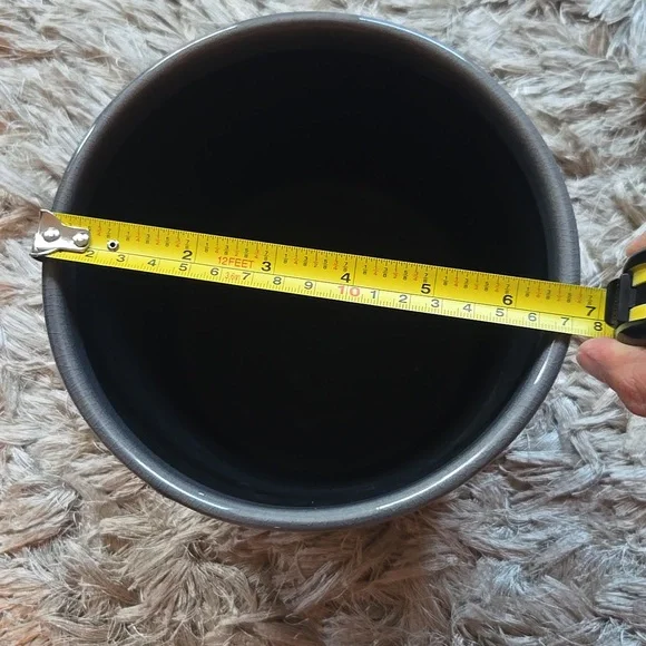 Chevron Patterned Gray Planter - Picture 3 of 8